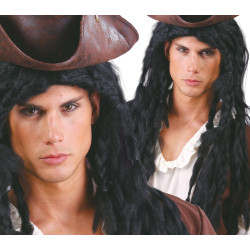 "Rasta" musta värvi parukas